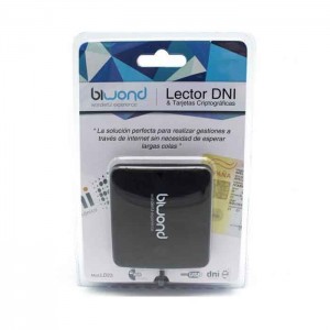 Biwond Leitor de Cartão de Cidadão (SMART CARD) DNI USB 2.0 - Preto